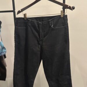 Abercrombie & Fitch Navy Blue Corduroy flare Jeans size 30 waist 32 length